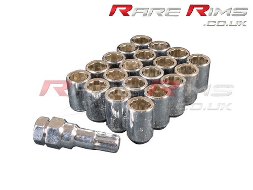 Chrome tuner wheel nuts - tuner,