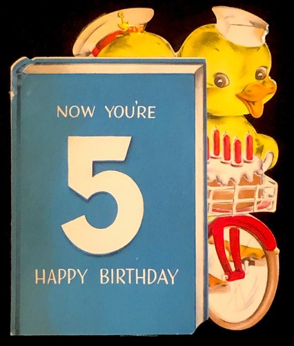 Vtg 1940s norcross birthday - norcross,