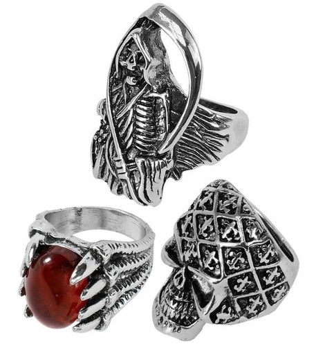 Halloween gothic ring - gothic,