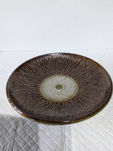 Purbeck pottery 12inch plate - pottery,