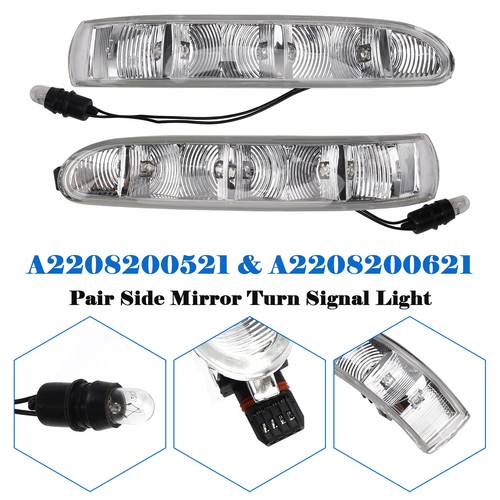 Pair side mirror turn - turn, signal