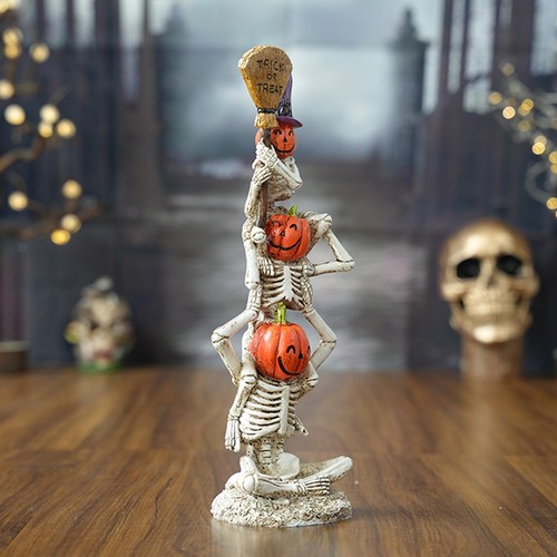 Halloween skeleton pumpkin - halloween,