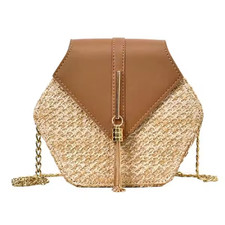 Women Straw Rattan Handbag