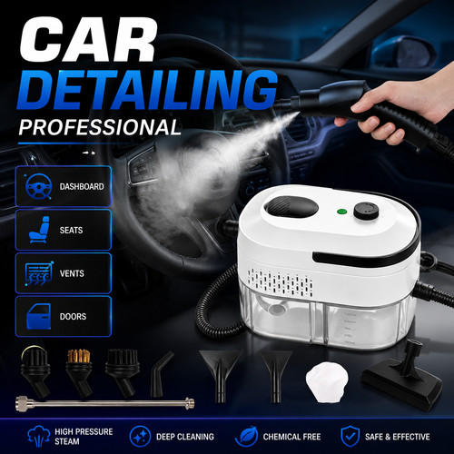 Steam cleaner car interior - steam,