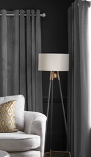 Next Grey Charcoal Velvet