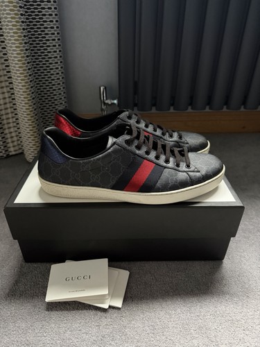 Gucci ace supreme - gg, black/