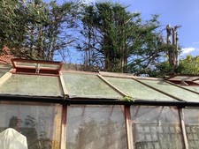 Cedar wood greenhouse - cedar,