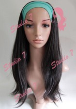 W52 Black 3/4 Hair Fall Long
