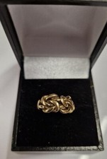 18ct Gold Keeper Ring 8.5mm  Size "N"