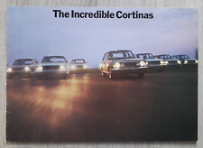 Ford Cortina MK 2 Brochure 1969 - De Luxe  Super  GT  1600E  Lotus
