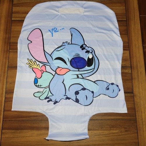 Stitch blue stripe - blue, suitcase