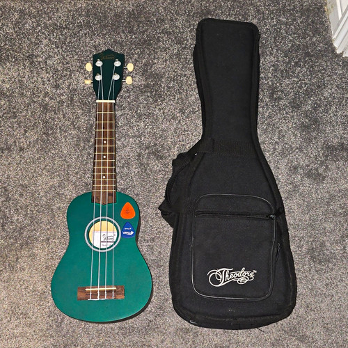 Glarry green satin - satin, acoustic