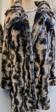 Dennis Basso Size XXXL/18 3/4 Length Faux Fur Coat’ It’s Soft and Luxurious Feel
