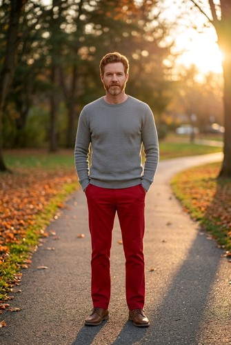 Callaway red golf trousers - callaway,