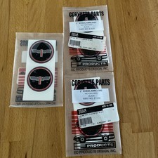 Corvette Parts Wheel Emblems 2” Victory Bird