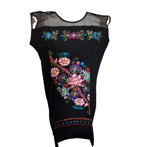 Mexico embroidered dress - embroidered,