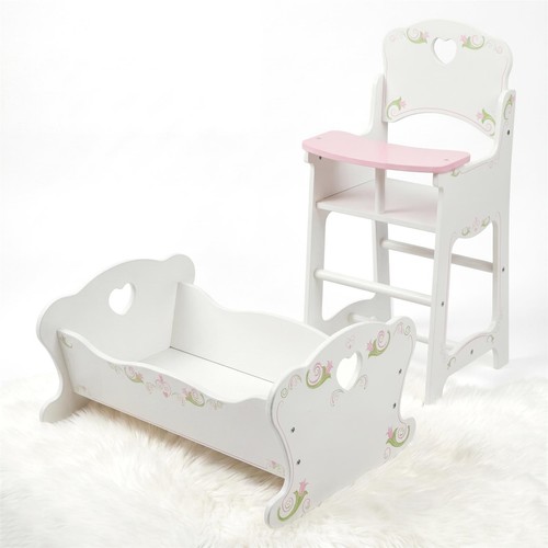 Wooden high chair rocking - high, &