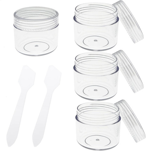 Small plastic containers with - small,