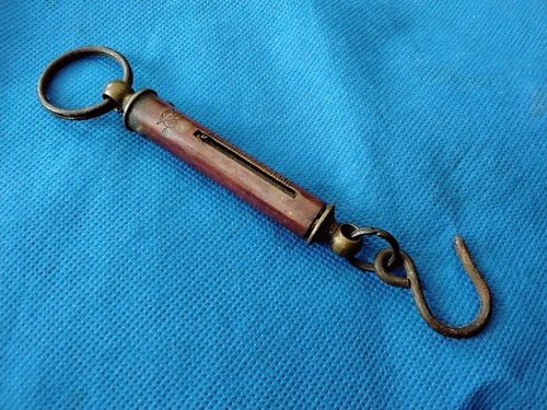 Salter brass spring balance - salter,