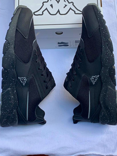 Kappa men black low top - top, lace