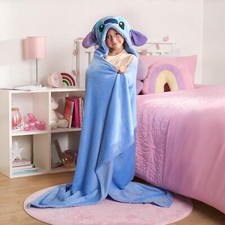 Stitch Hooded Blanket Warm
