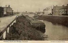 Norfolk Outwell Rectory Road and the Bridge A4 Photo