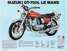 SUZUKI Brochure GT750 GT550