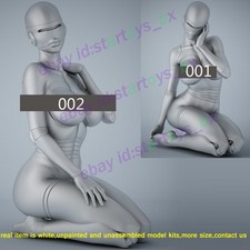 Sexy Female Robot 1/8 1/6 1/4 1/3 Unpainted Model Kit Unassembled 3D Print 2 Ver