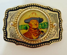 JOHN WAYNE VINTAGE BELT BUCKLE