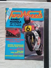 1981 Two Wheels Randy Mamola Ducati Paso Yamaha FZ750 Suzuki RG500 BMW R69 Stieb