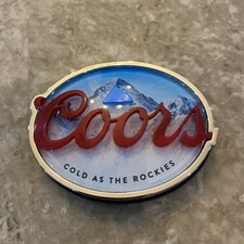 COORS Lager Pump Font 3D Oval