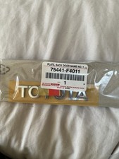 Genuine New TOYOTA BOOT BADGE