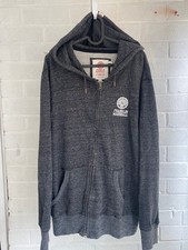 Franklin Marshall Campus Hoodie Men's Size Large Grey