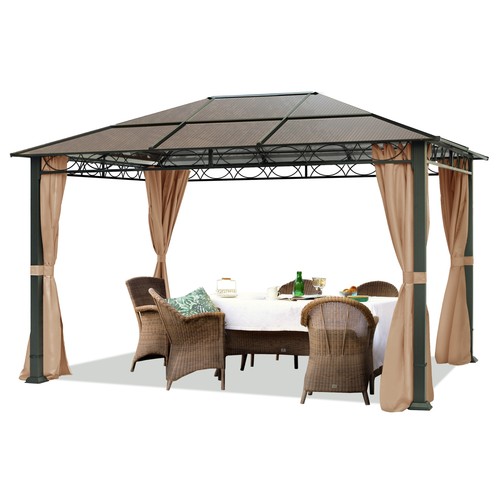 3x4 garden gazebo hard - 3x4,