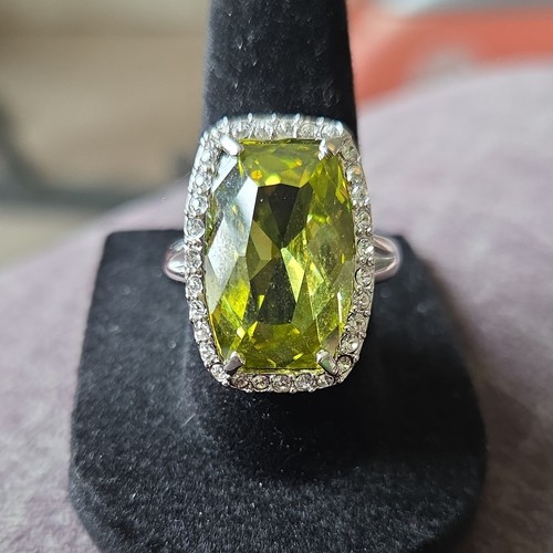 Silver tone green - silver-tone,