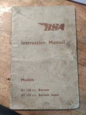 9.3 BSA Bantam Super D1 D7 D