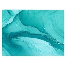 Aqua blue marble - blue, kitchen