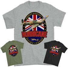HAWKER HURRICANE T-SHIRT Flying Legend WWII Battle of Britain RAF Tee Top