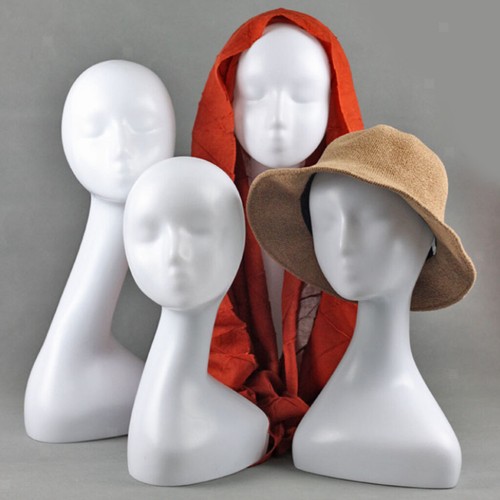 Pvc female manikin head models - female,