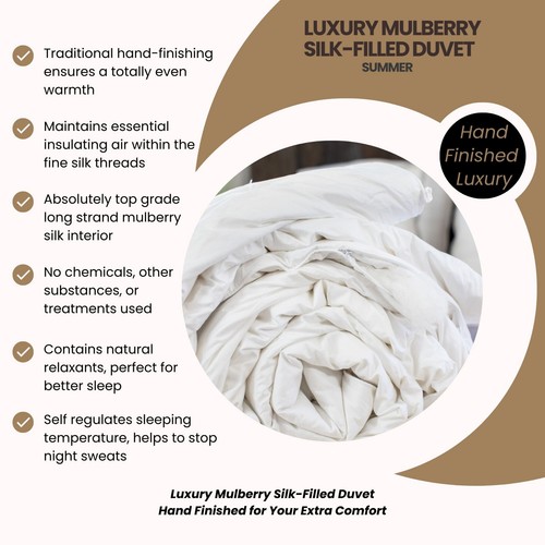 Luxury mulberry silk filled - luxury, silk-filled