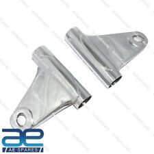 Kawasaki KH 250 Headlight Bracket Mount Fork Shrouds Pair Steel Chrome S2u
