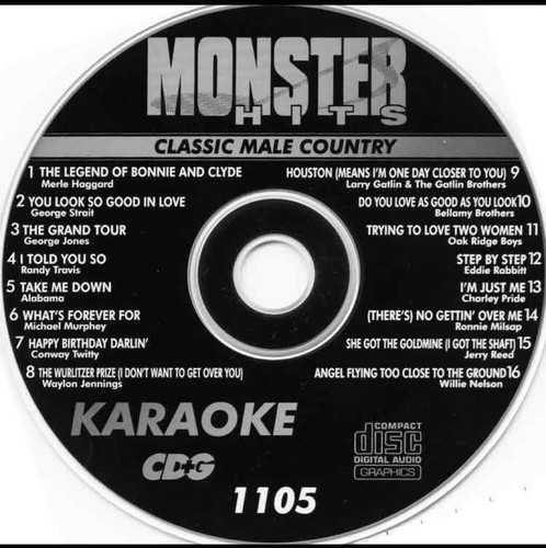 Male classic country karaoke - male,