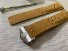 22mm tag heuer brown - heuer,