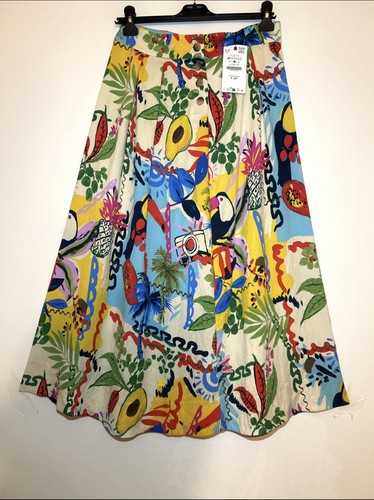 Nwt zara tropical print - zara,