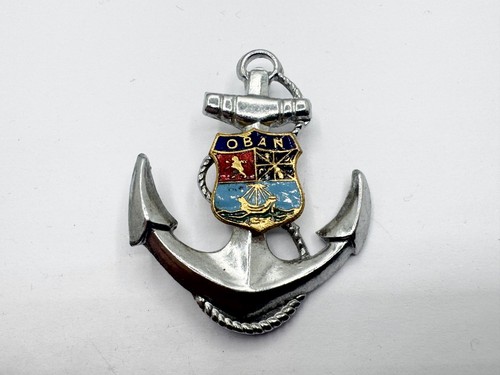Vintage oban anchor brooch - vintage,