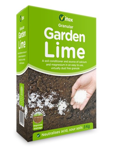 Vitax granular garden lime 3kg - vitax,