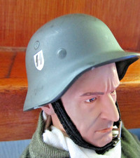 DRAGON OR SIMILAR  1/6TH German Military Helmet With SS Decal - 12" Figure (H1)
