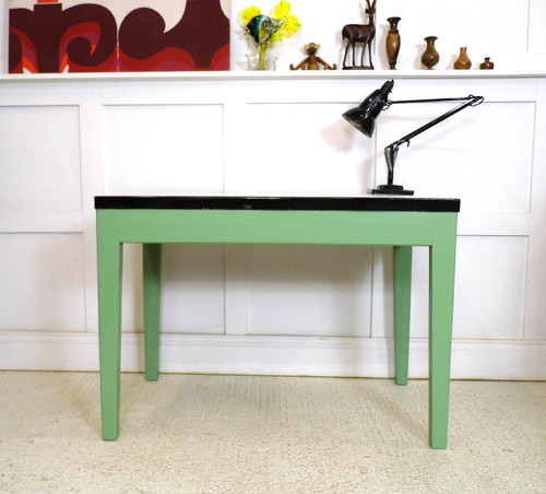 Vintage enamel topped 1950s