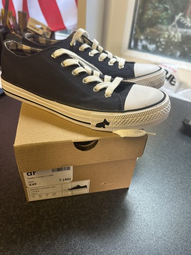 Radley navy blue low - navy, canvas
