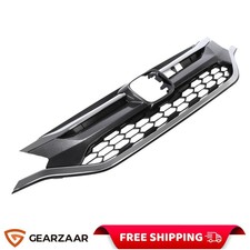 FRONT BUMPER GRILL FOR HONDA CR-V 2015-2017 Chrome Honeycomb BRAND NEW Black